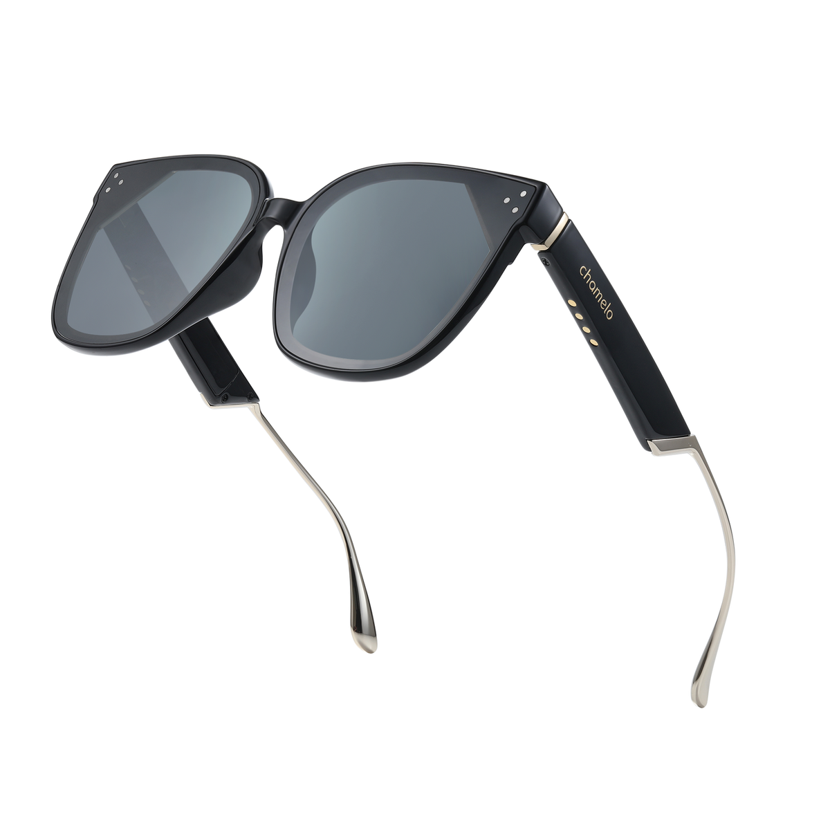 Chamelo Veil Slider Alpha (Smoke Mirror - Glossy Black Frame)