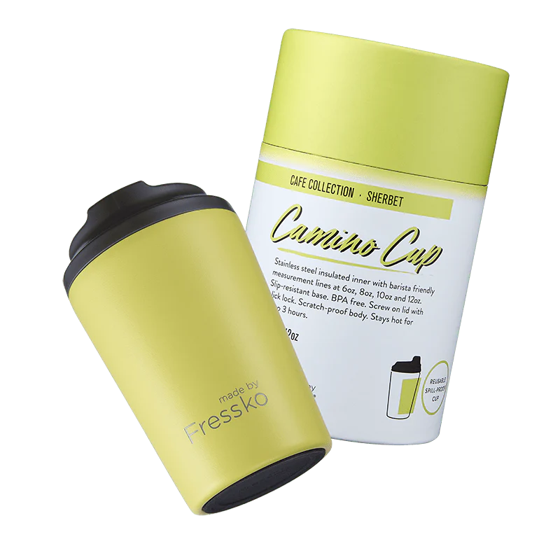 FRESSKO Camino 340ml / 12oz Cup - Stainless Steel - Sherbet