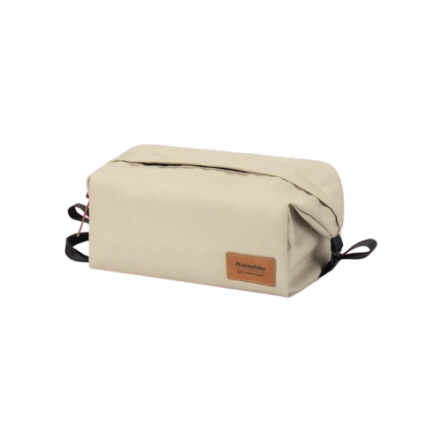 Naturehike XS01 Toiletry Bag Khaki - Lightweight 3L Travel Wash Bag with YKK Zipper