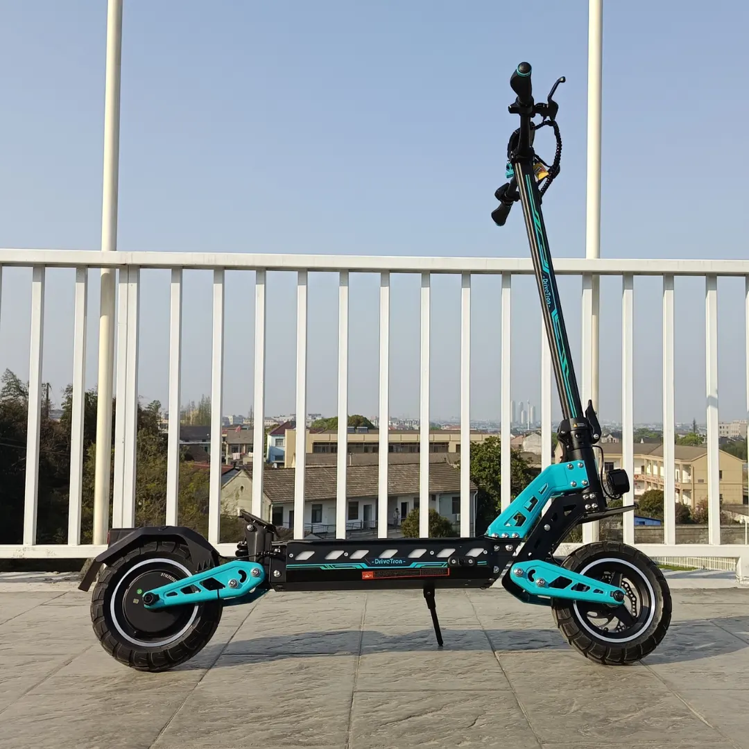 DriveTron DT10 Electric Scooter Dual Motor - Blue
