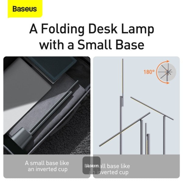 Baseus Smart Eye Folding Desk Lamp – Gray