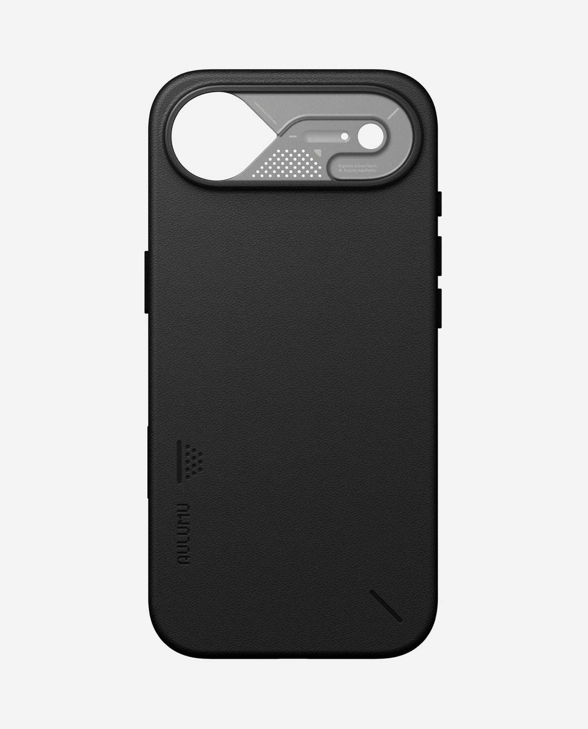 AULUMU A17 Vegan Leather Case for iPhone 17 Air - Black