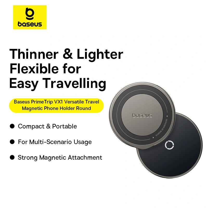 Baseus PrimeTrip VX1 Travel Magnetic Phone Holder – Black