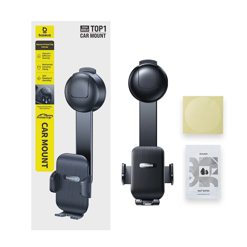 Baseus PrimeTrip C03 Air Clamping Car Mount – Suction Cup Version