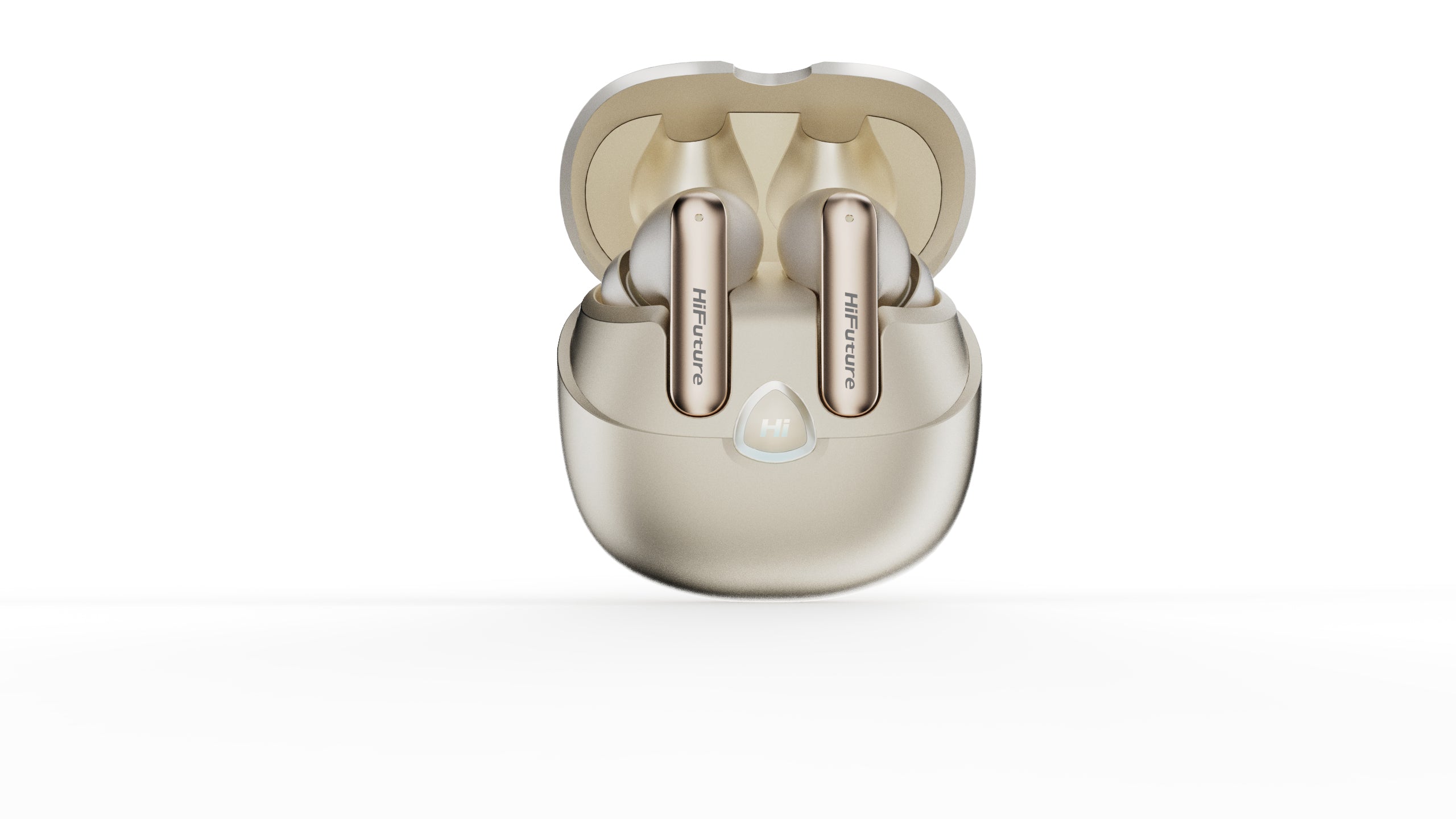 سماعات HiFuture SonicAir Trendy ENC TWS - لون الشمبانيا