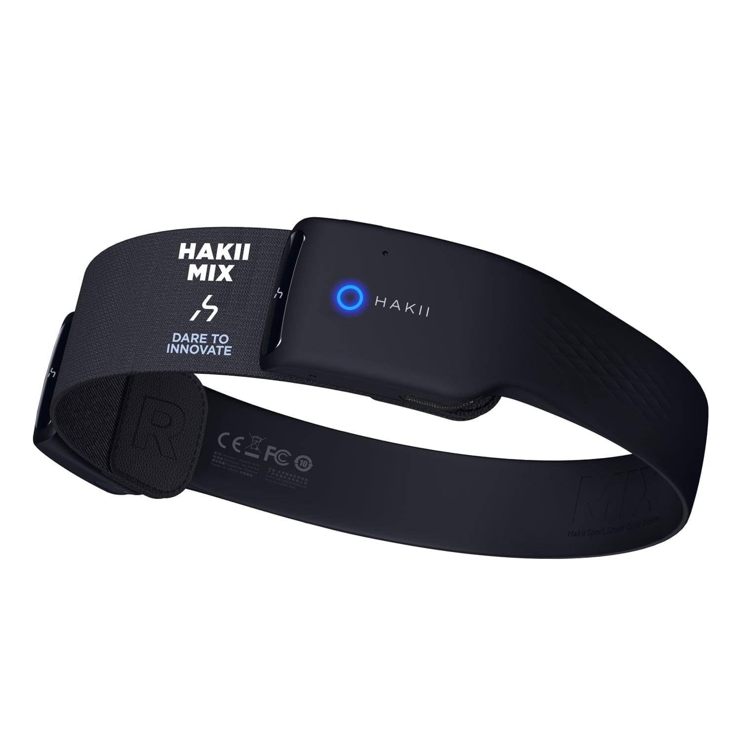 HAKII Mix open-ear air-conduction headband headphones in black