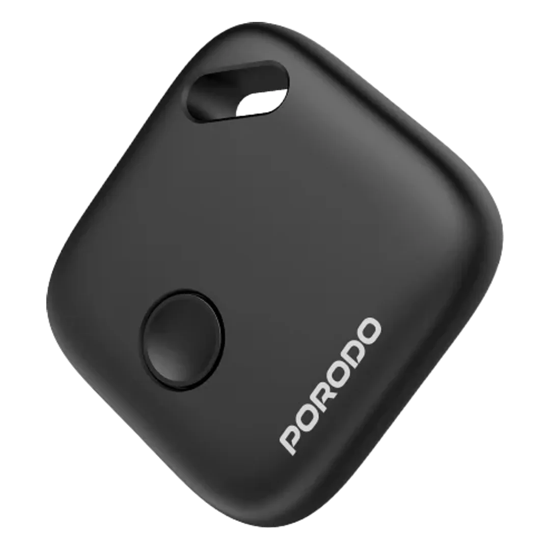 Porodo FINDORA Rechargeable Smart Tag - Black