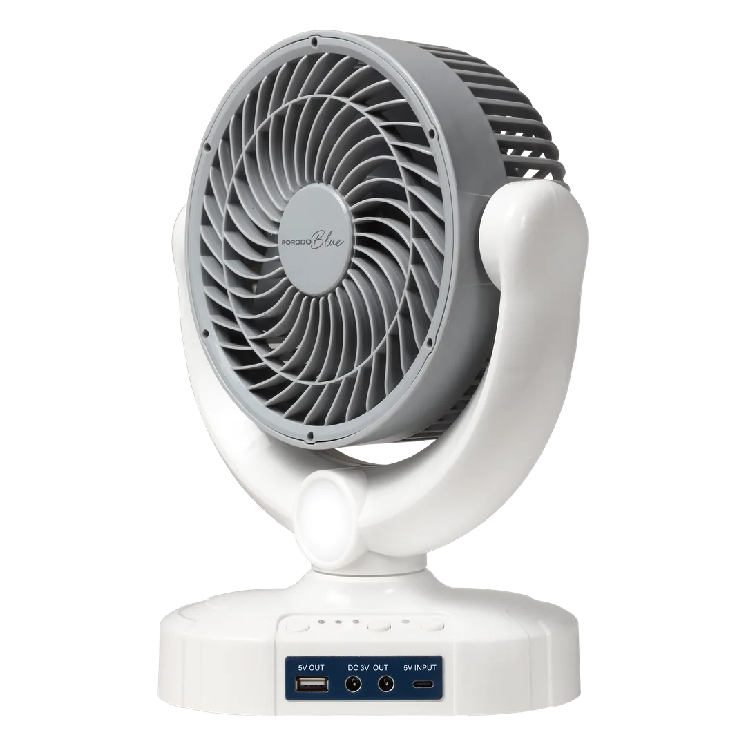 Porodo Blue Cooling and Lighting Fan