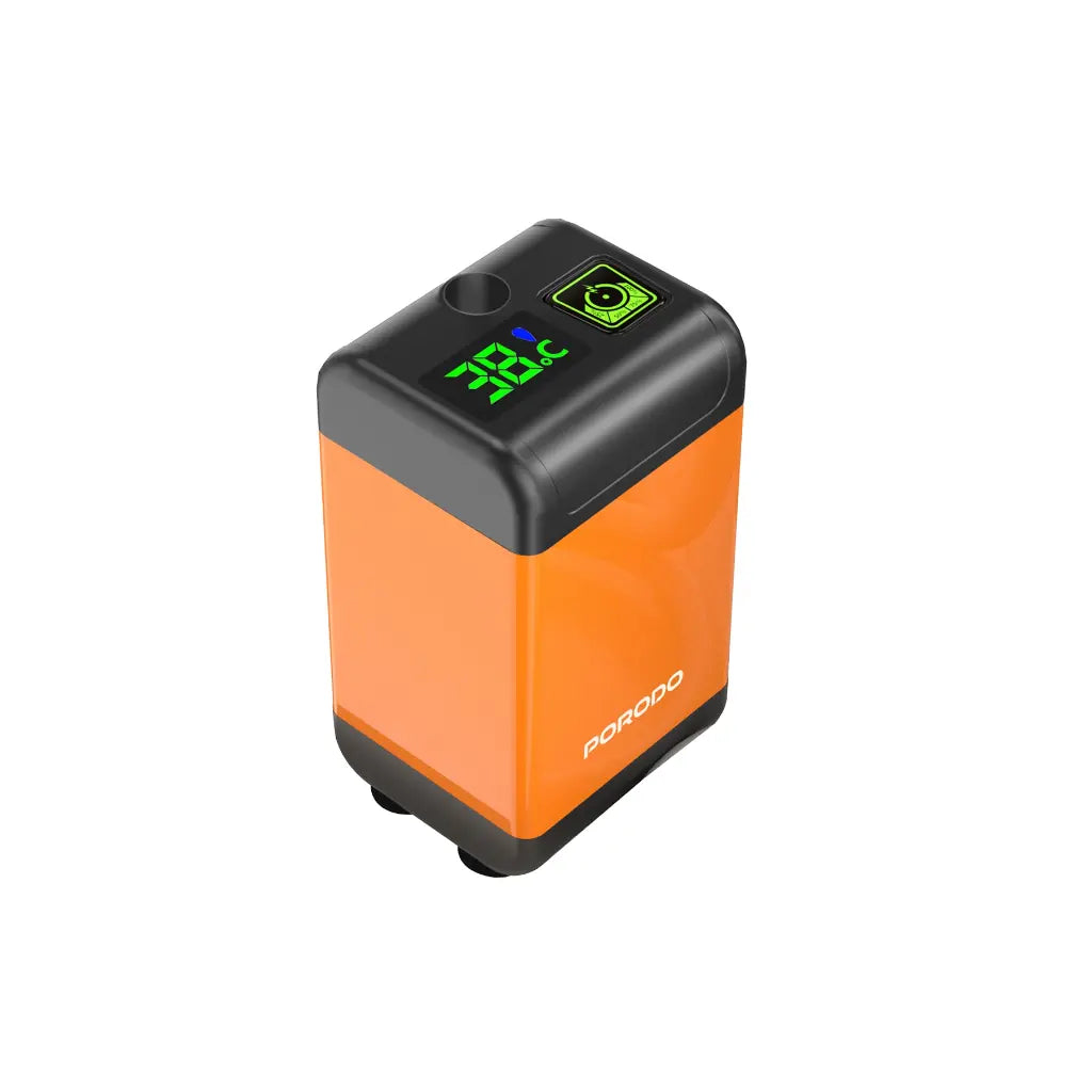 Porodo Lifestyle Portable Electric Shower Pump Orange