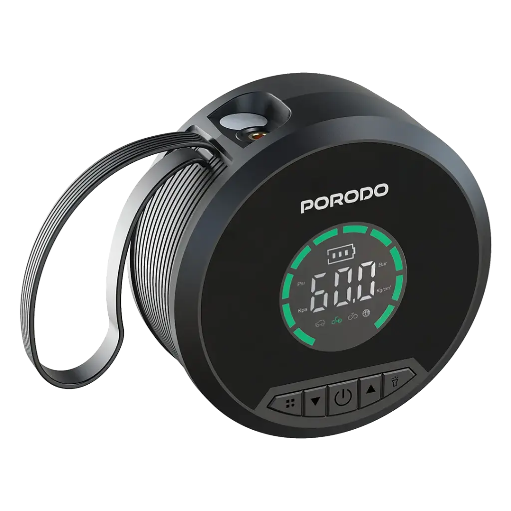 Porodo Gagefit Power Bank & Jump Starter 8000mAh Black