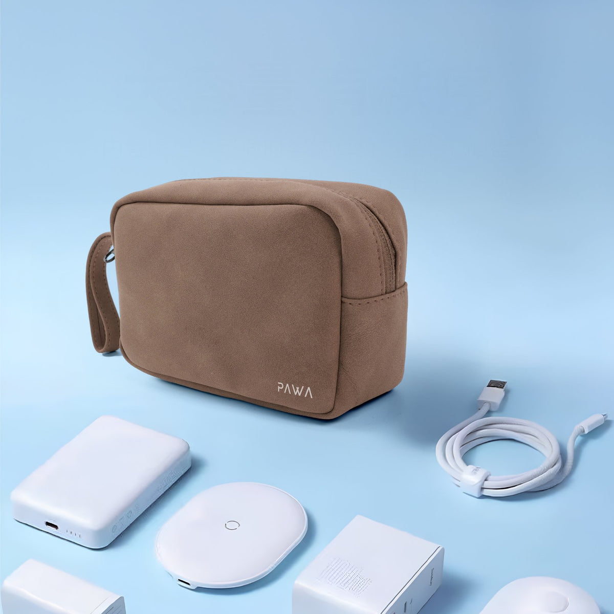 PAWA Bello Travel Pouch - Brown