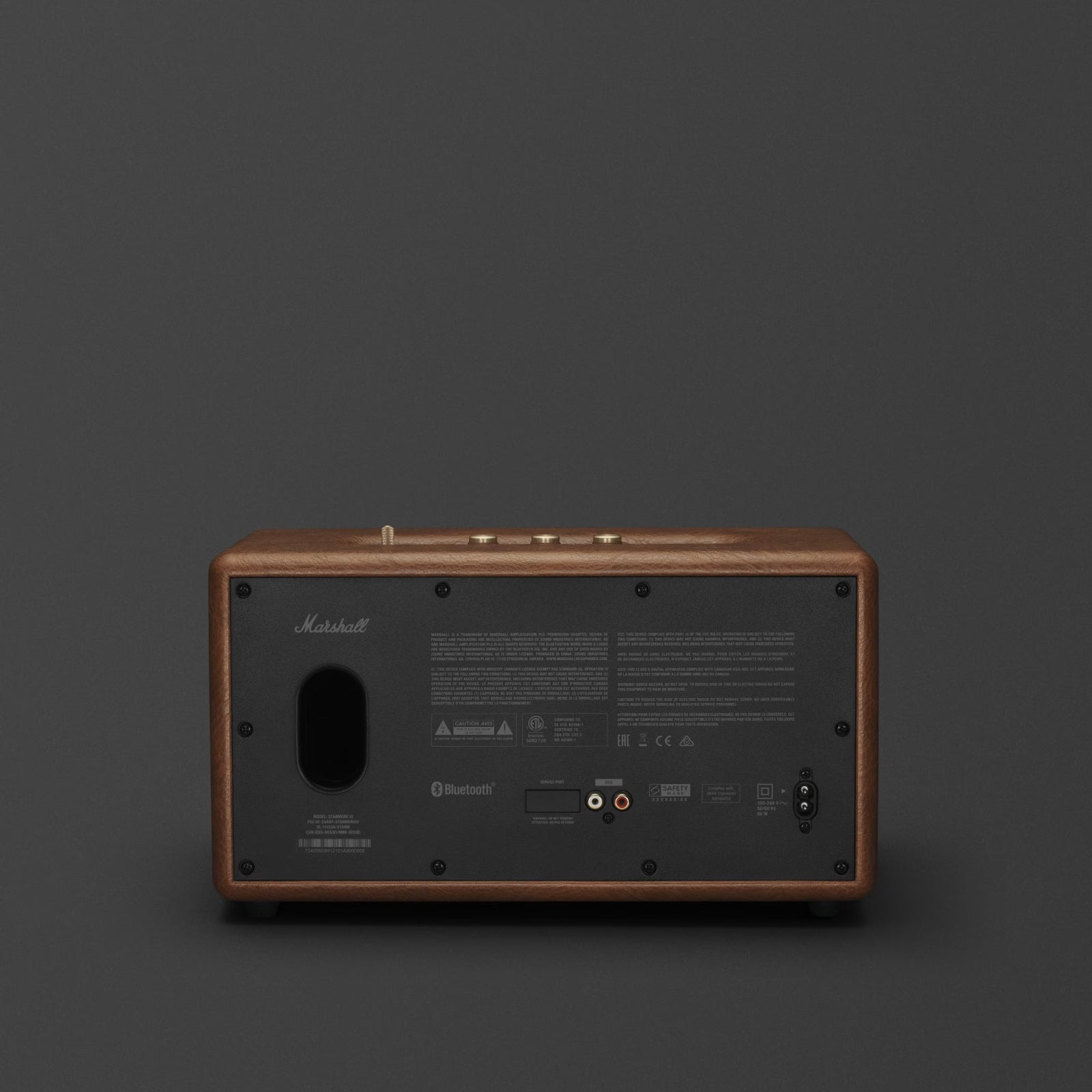 Marshall Stanmore III Wireless Stereo Speaker-Brown -Stanmore BT III Brown