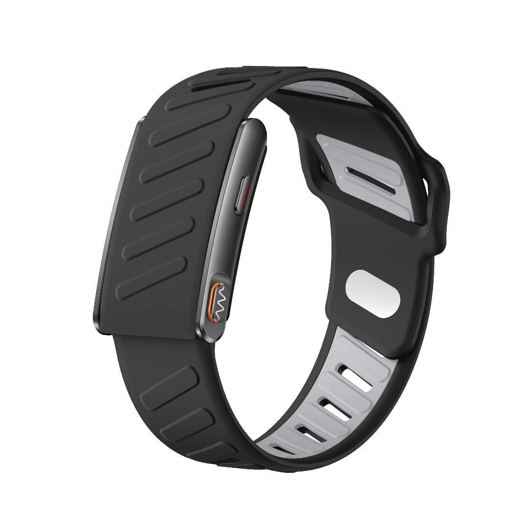 سوار Trackfit Ultra الذكية لتتبع اللياقة البدنية والصحة العامة - اللون الأسود