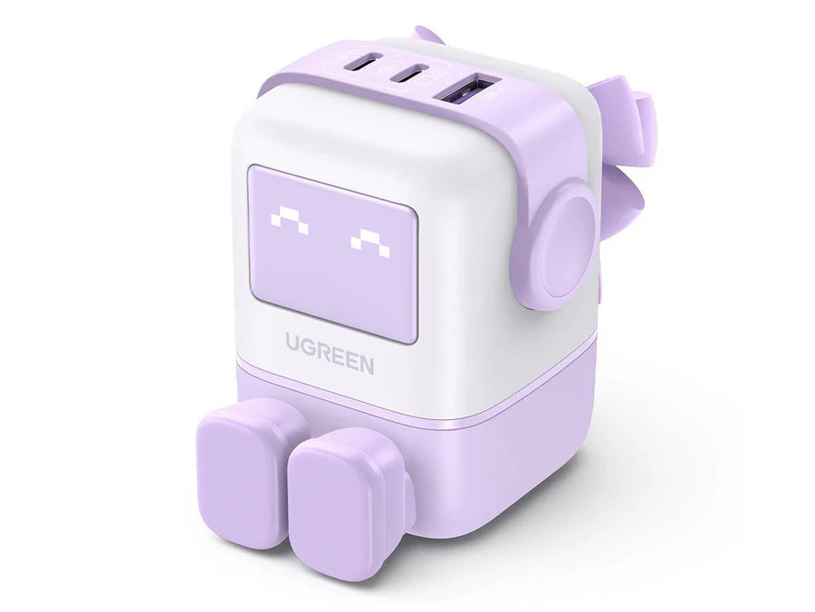 UGREEN Nexode RG 65W 3-Port GaN Fast Charger UK Purple 35292 CD361