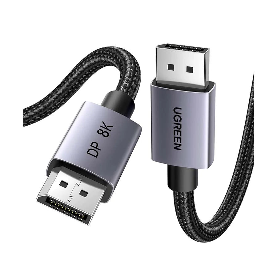 UGREEN كابل DisplayPort دقة 8K طول 2 متر أسود - DP120