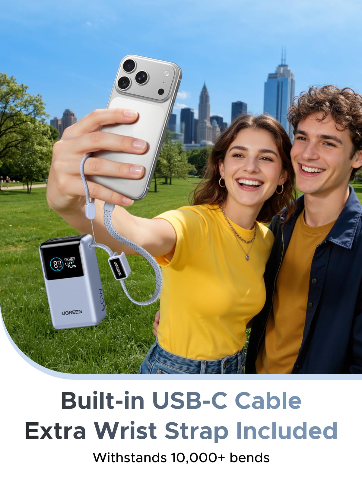 UGREEN Nexode PB727 compact size in hand