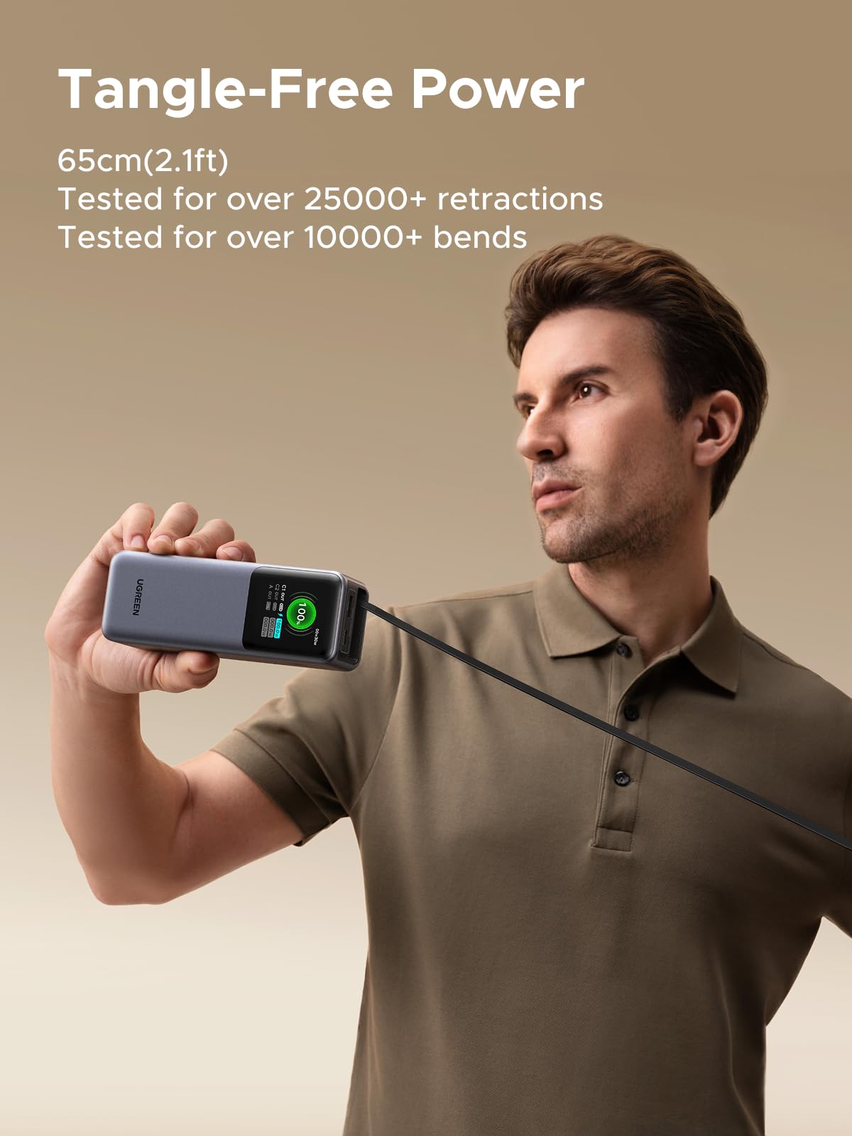 UGREEN Nexode PB726 digital display