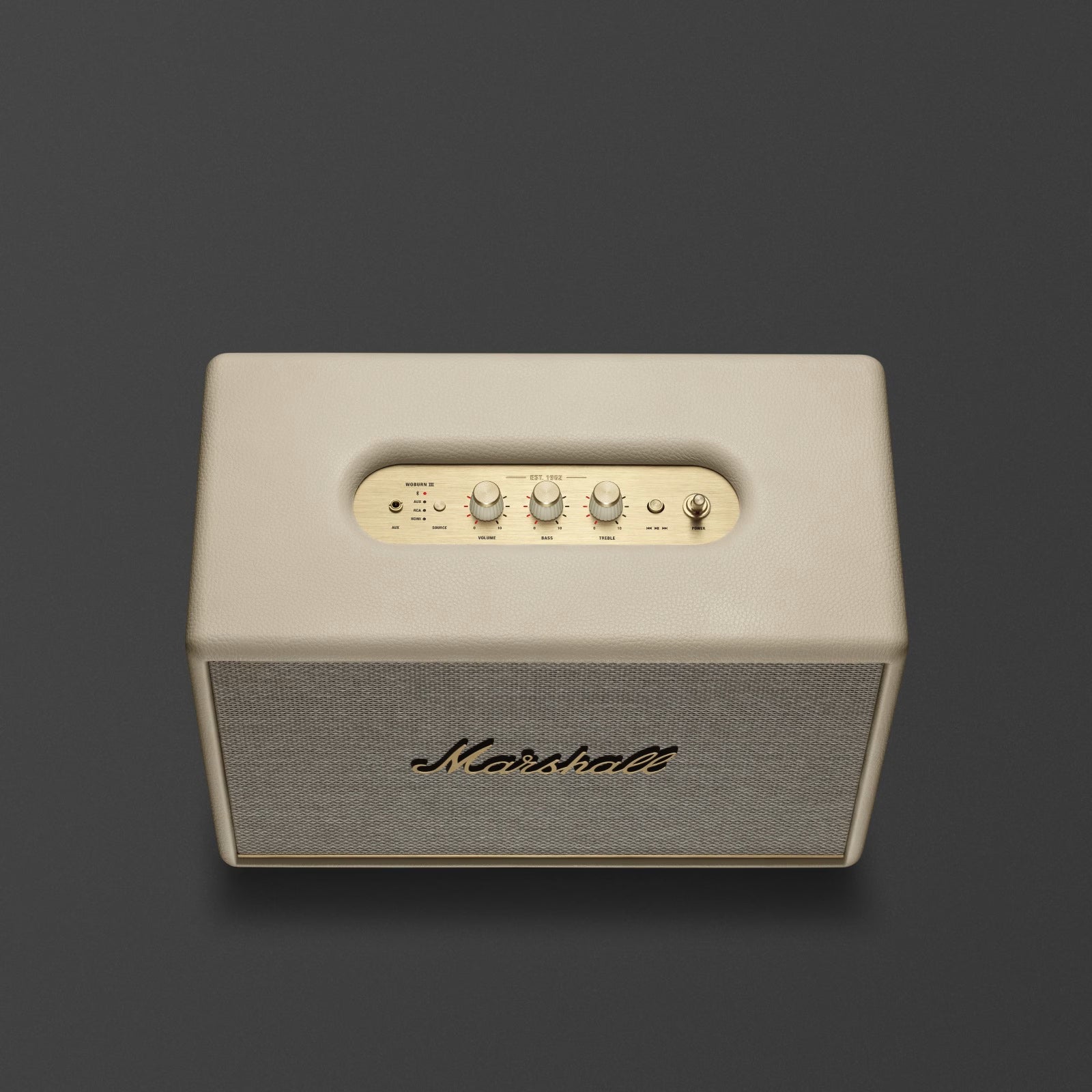Marshall Woburn BT III Portbale Wireless Speaker-Cream-WOBURN BT IIICRM