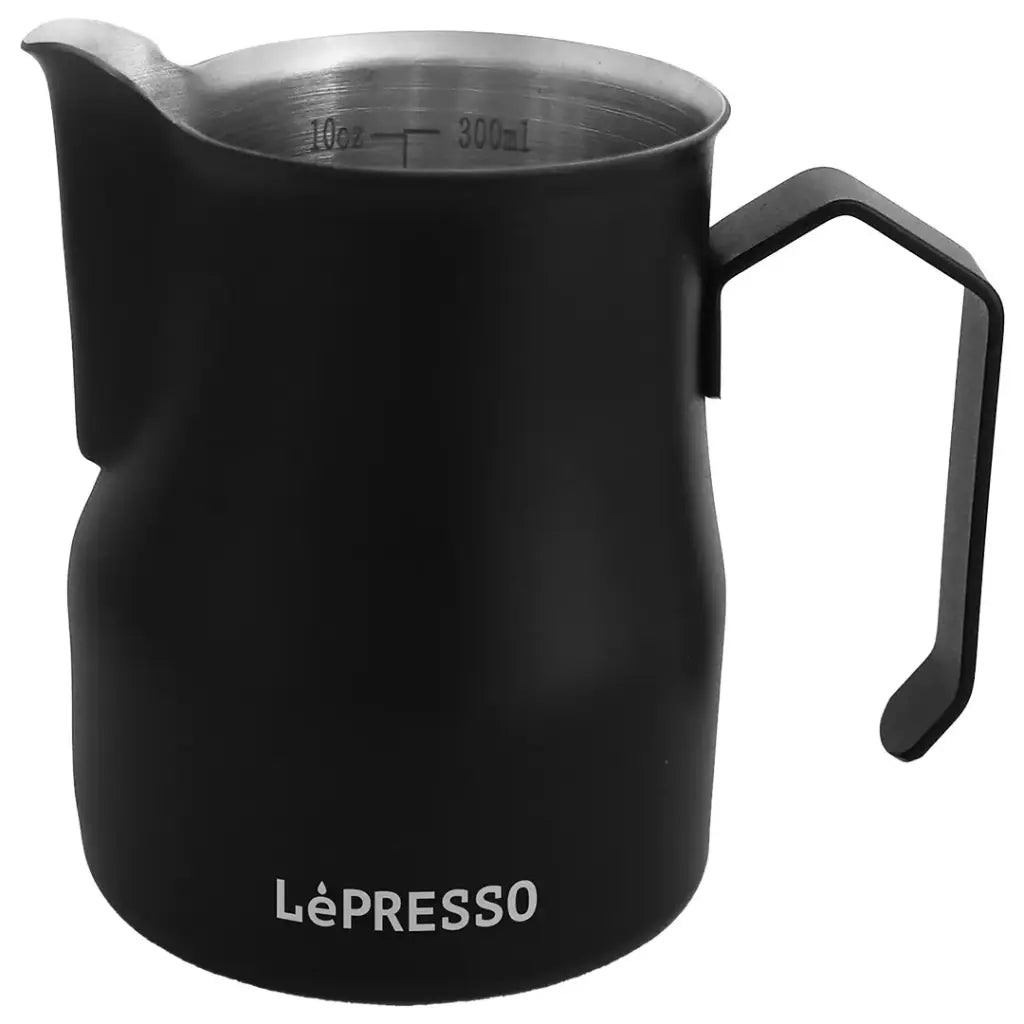 LePresso Milk Frothing Pitcher in Black